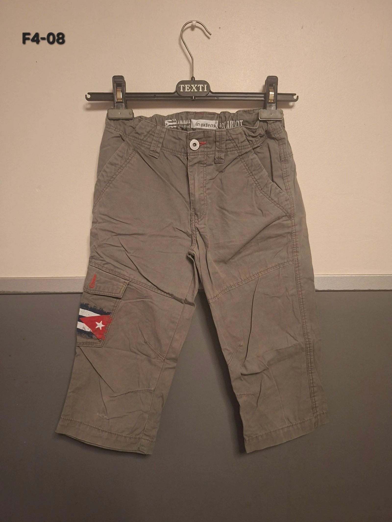 🌷F4-08🌷Pantalon 3/4 cargo garçon IN EXTENSO – Taille 10 ans (131-143 cm) – Style aventurier & confortable🌷